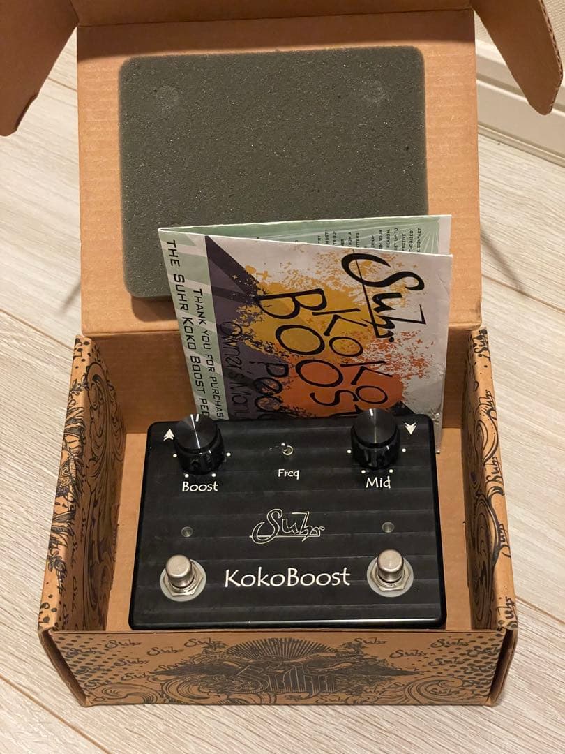 shur koko boost エフェクター メタルノブ