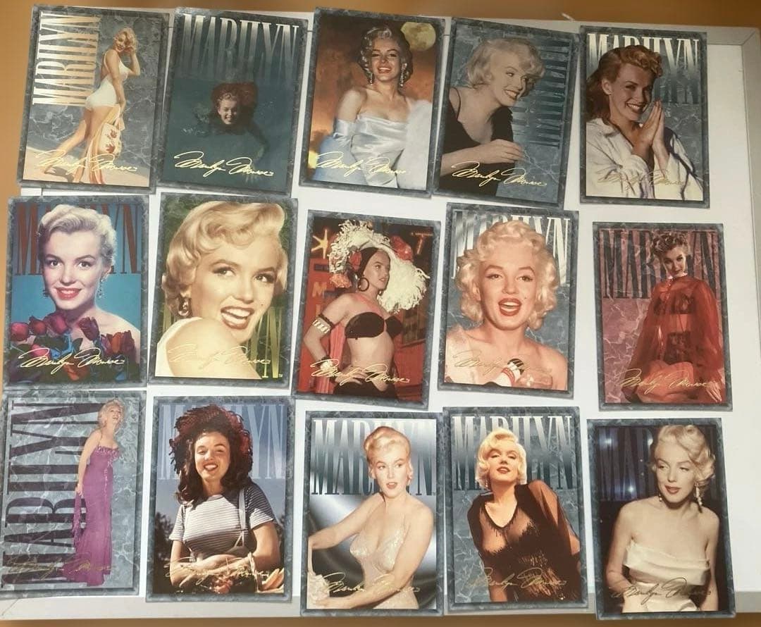【マリリンモンロー】箔押しトレカ62枚/Marilynインサートレア有