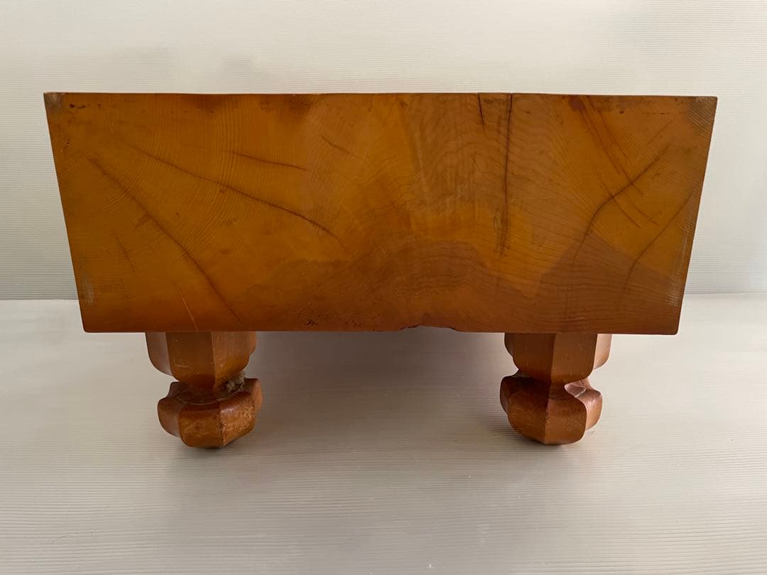 囲碁盤 碁盤 本榧 厚さ15.4cmへそ 脚付き