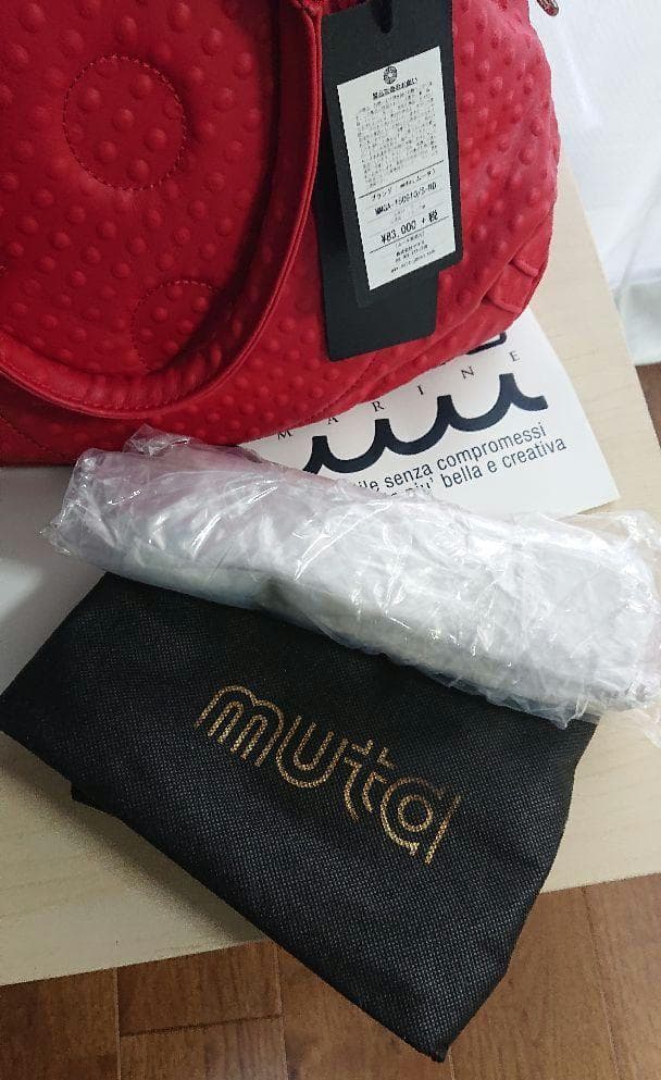 【新品】muta・ムータ　muta x garuglier　エンボス８バッグ