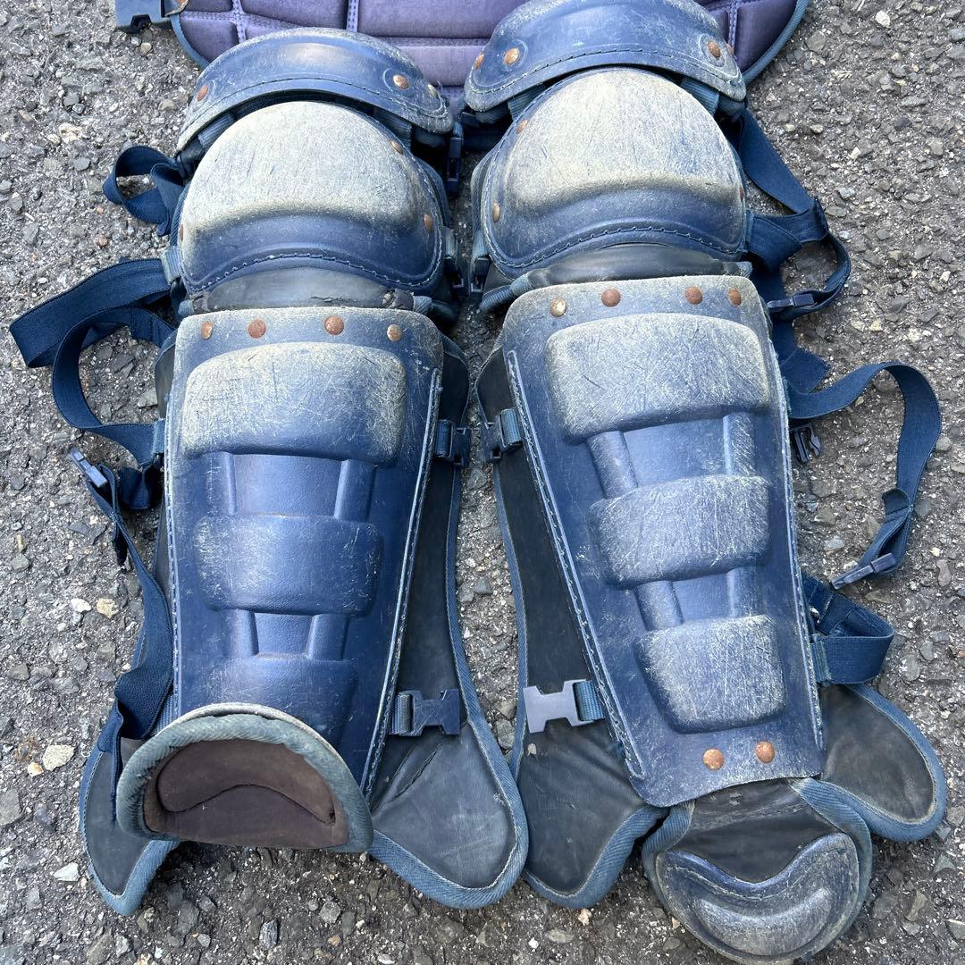 専用 MIZUNO キャッチャー防具 ネイビー硬式用