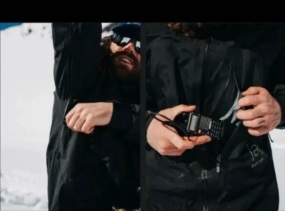 新品 BURTON M AK GORE TUSK JK 黒 S M タスク 3L