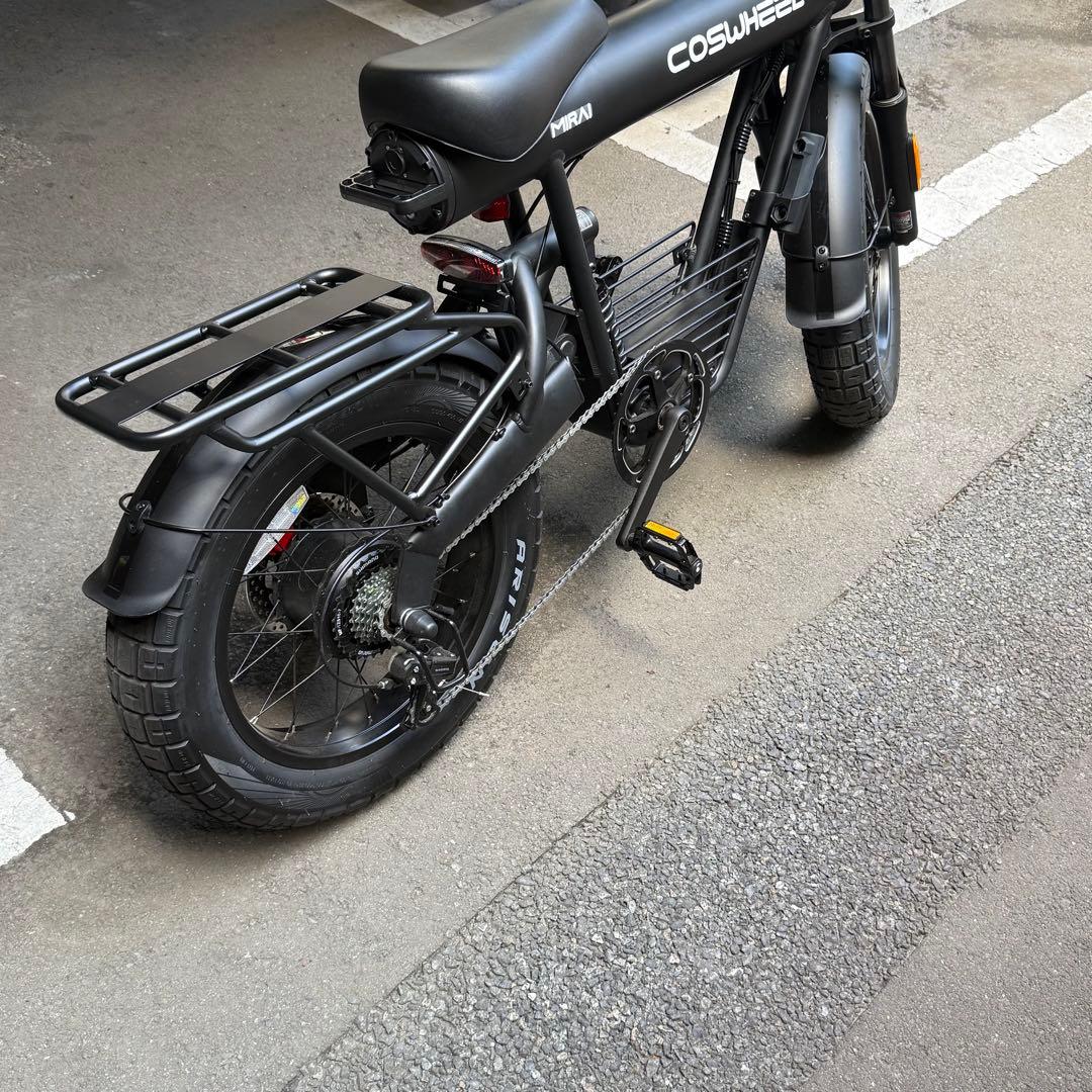 美品 coswheel mirai comfort ブラック 電動アシスト自転車