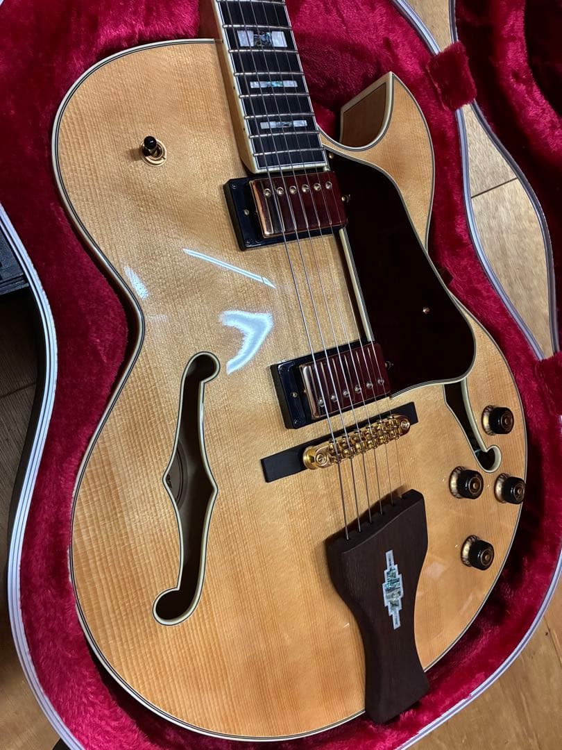 【値下げ】美品　ibanez LGB30 ナチュラル　フルアコ