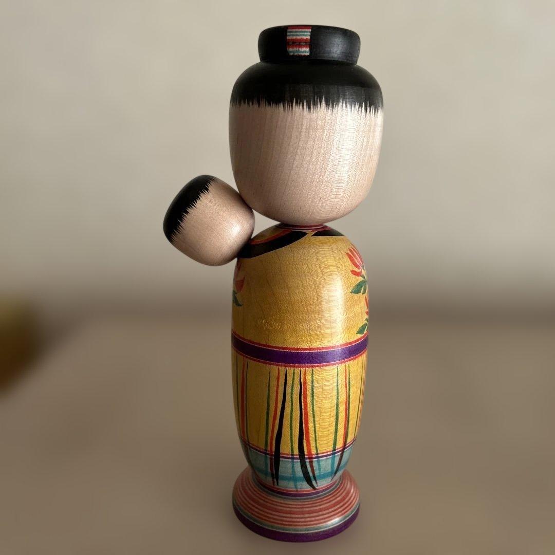 鈴木征一工人 【ガラ入り子守り】 こけし