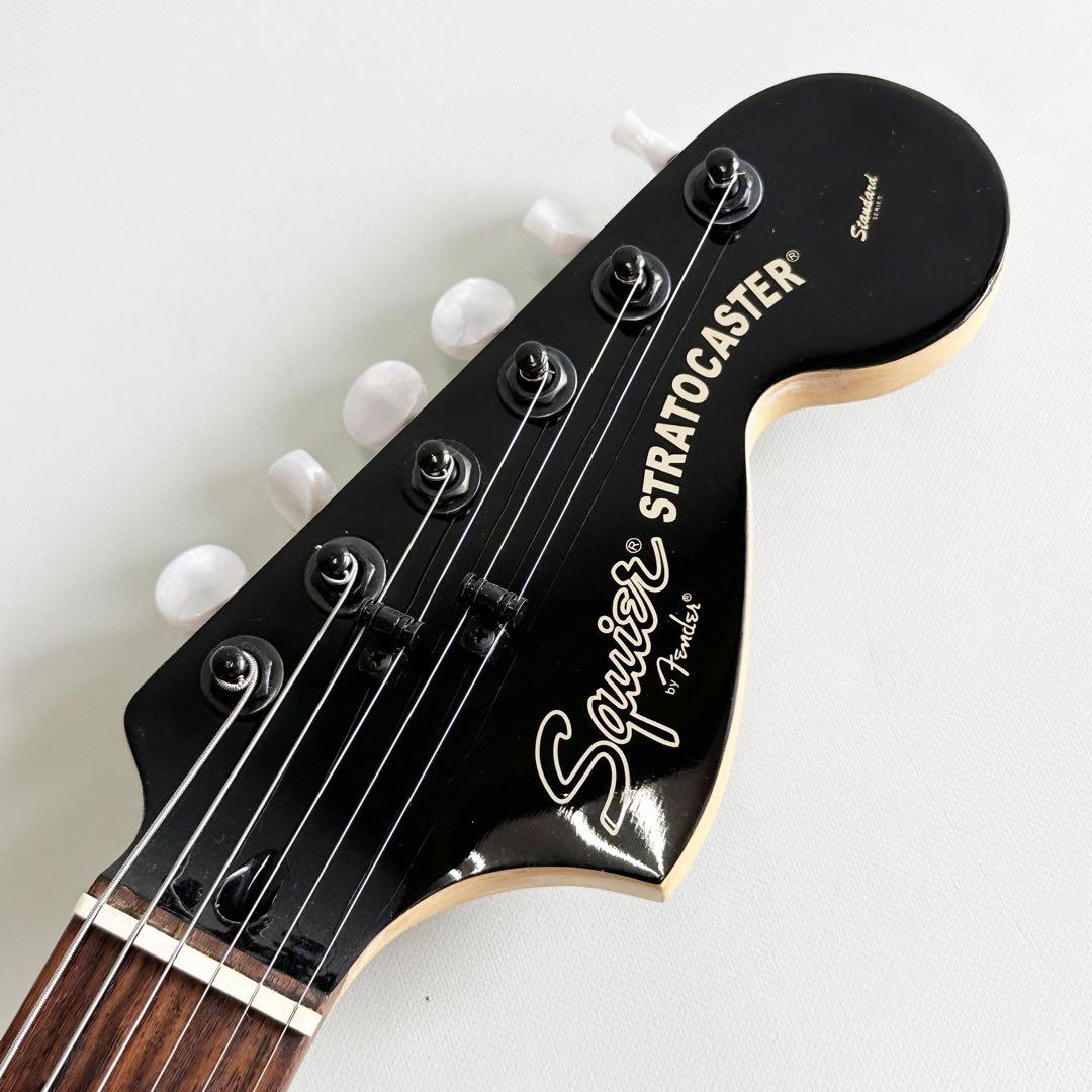 【美品】Squier Stratcaster Standard BLK Sケース