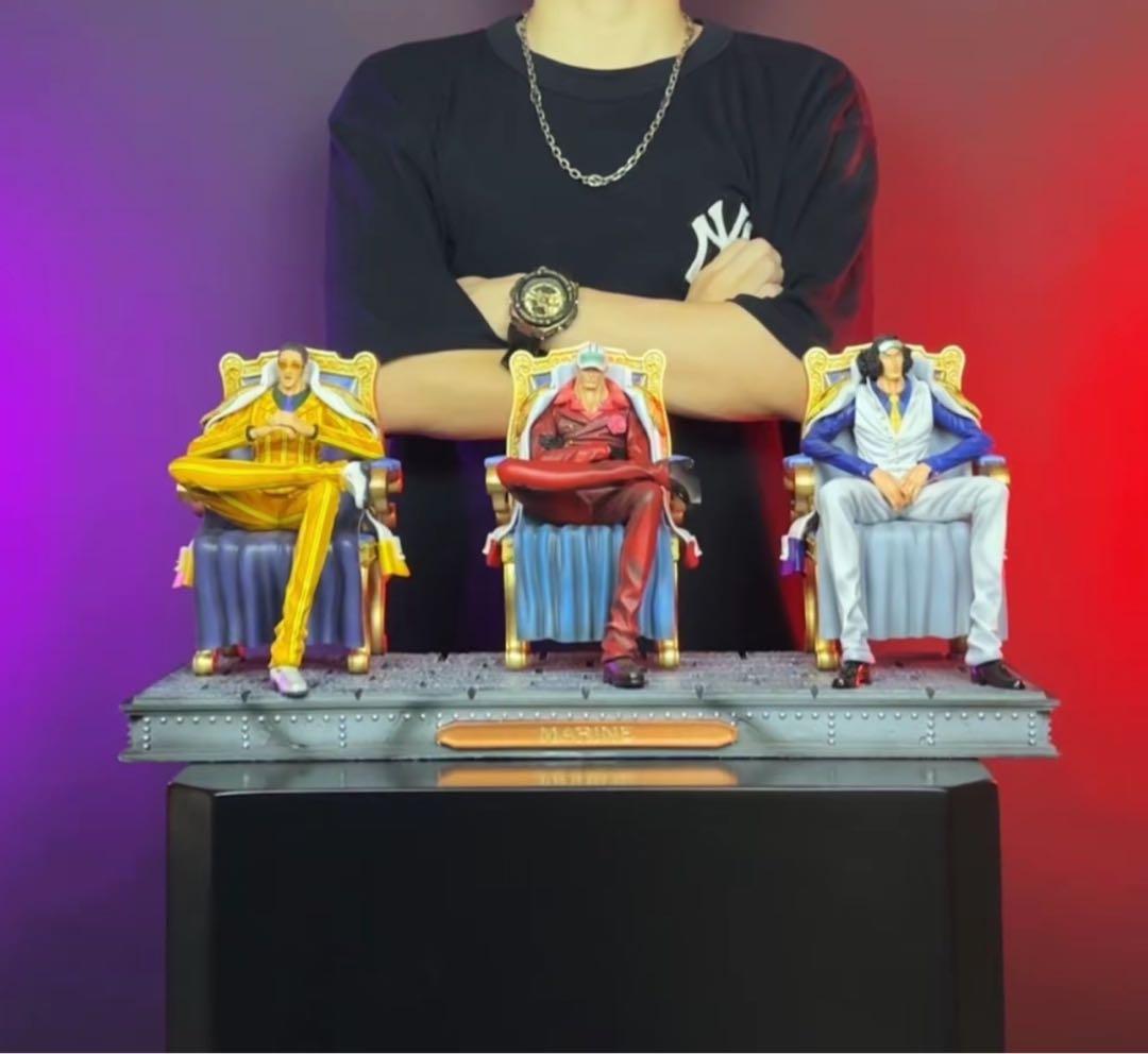 ワンピース 海軍本部三大将 赤犬 青雉 黄猿 頂上戦争フィギュア ガレージキット