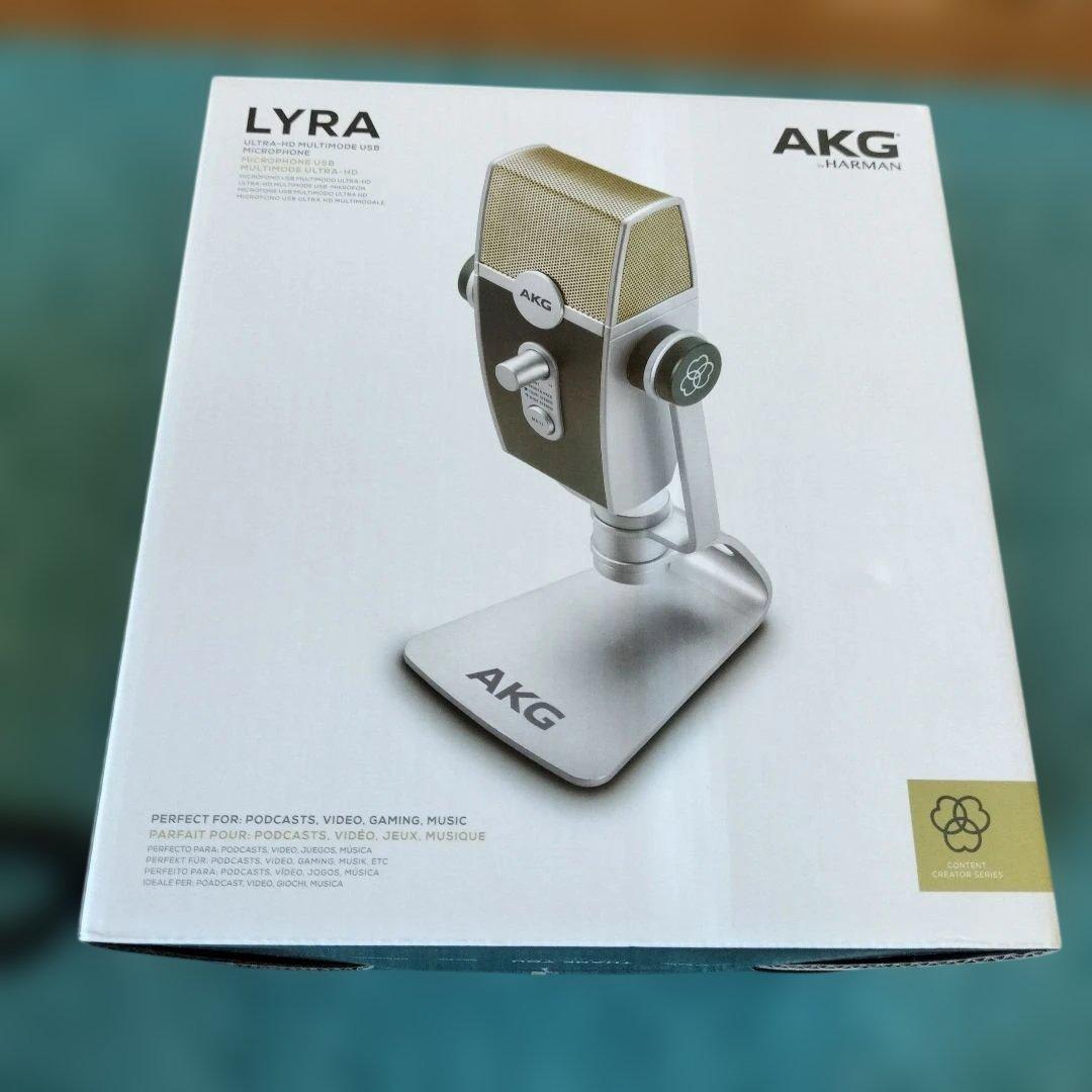 AKG Lyra-Y3　コンデンサーマイク　USB接続　USB対応