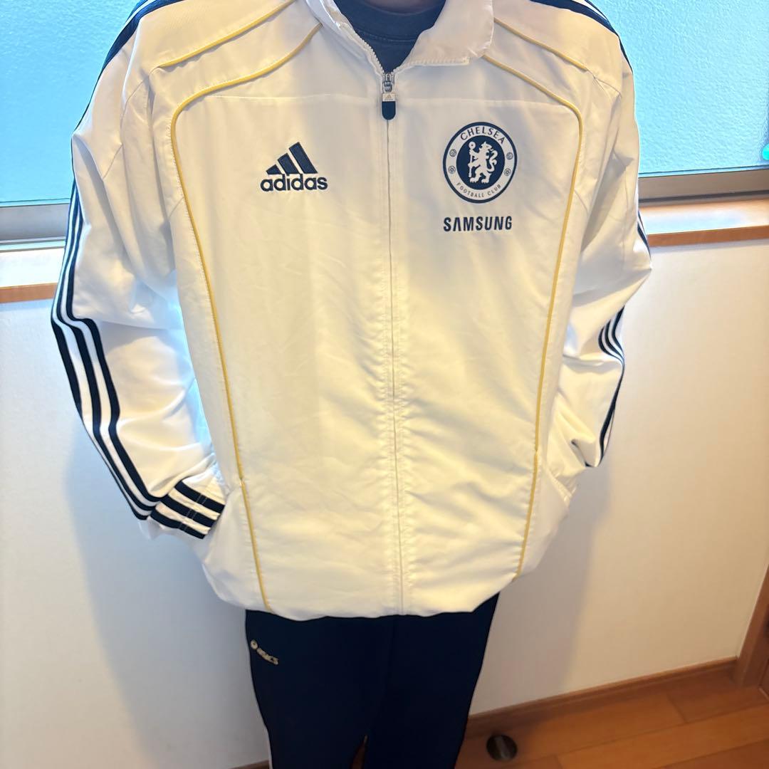 adidas CHELSEA FC ジャケット ホワイト