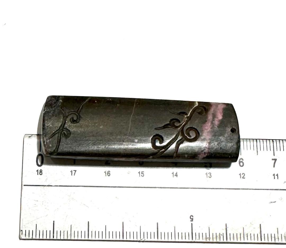 古唐草紋昇天龍平安佩