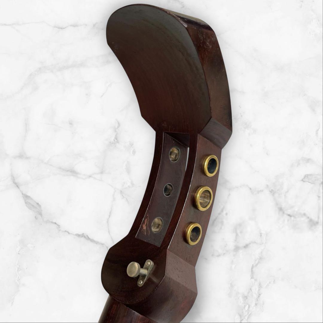 津軽三味線 太棹 東さわり 綾杉 胴 和楽器 撥 ハードケース付き