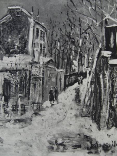 ユトリロ、MauriceUtrillo、モン・スニ、限定高級画版、新品額付