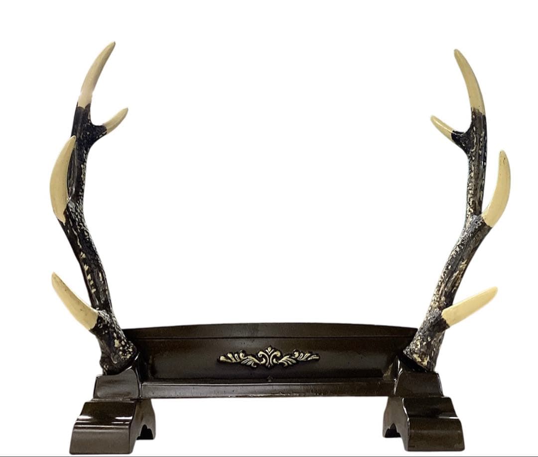 居合刀(模造刀) 天然鹿の角刀掛け台