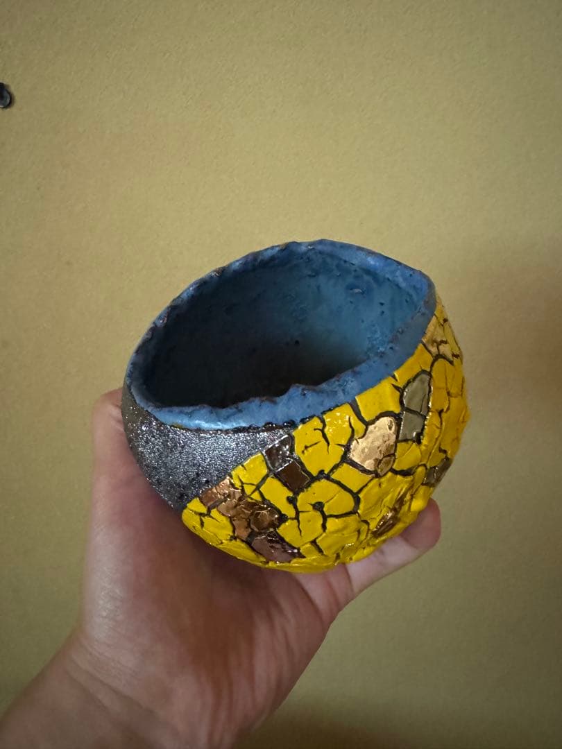 市川透　茶碗　現代アート　備前