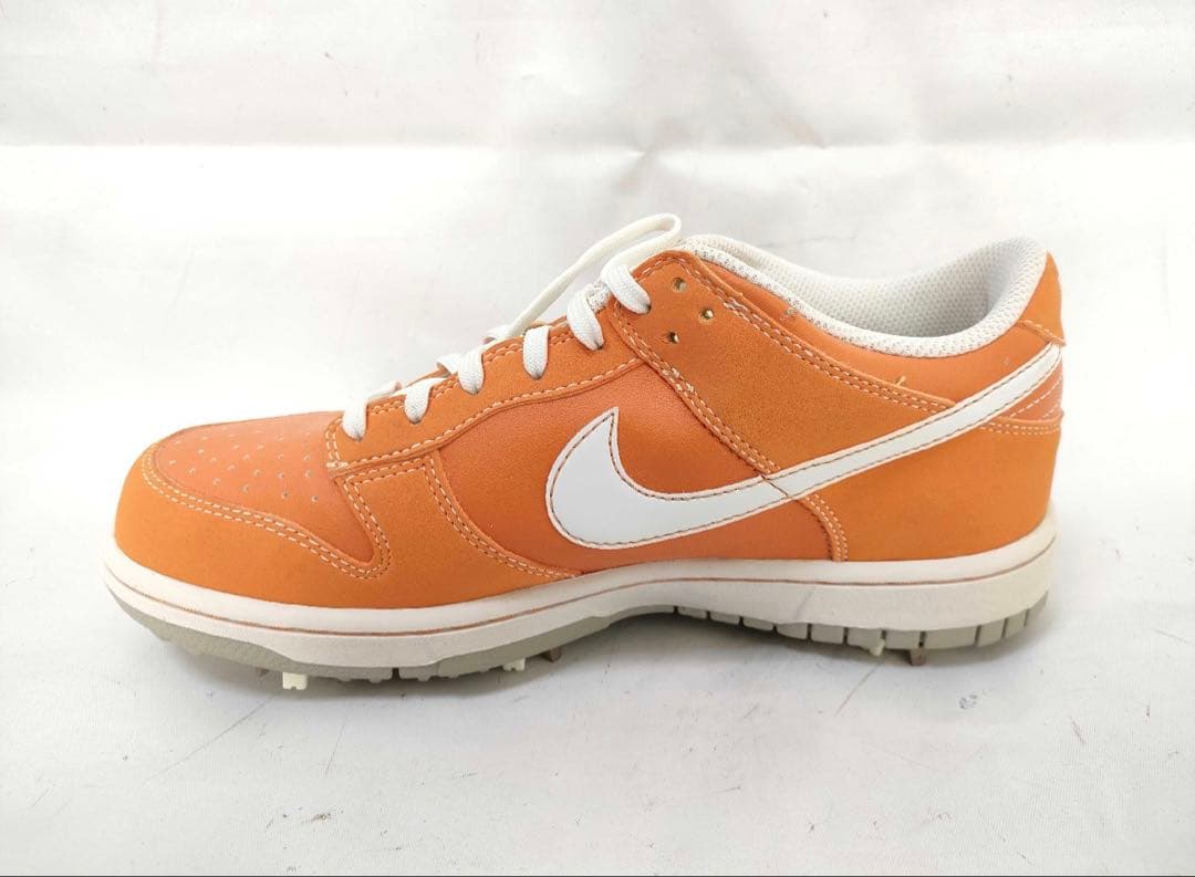 【美品】ナイキ ゴルフシューズ 24.5cm オレンジ 487116-800