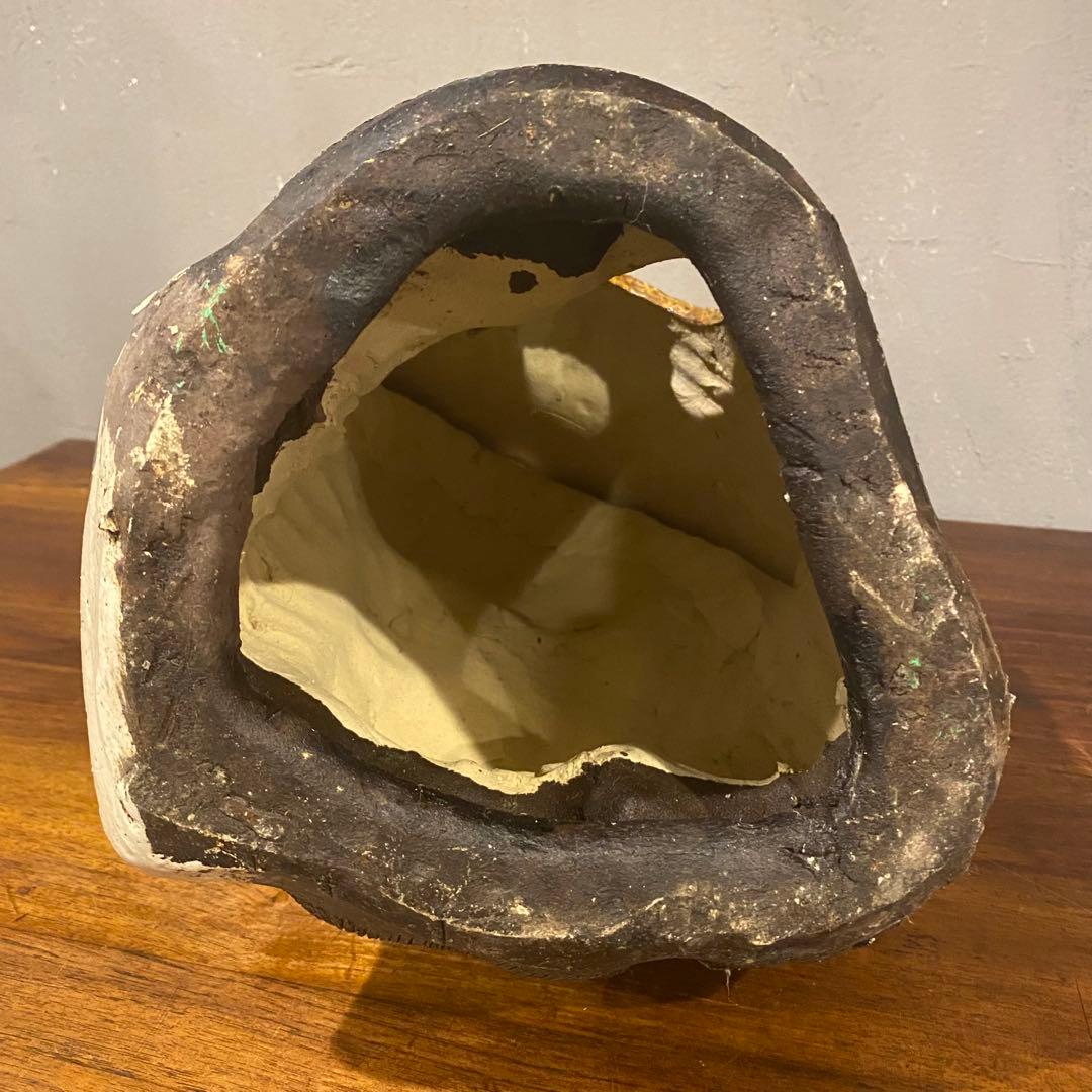 信楽焼 狸庵 縁起物 たぬき置物 昭和レトロ 美品 35cm