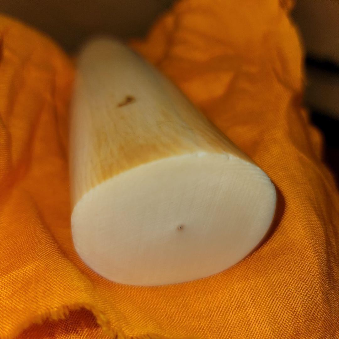 ☆新春SALE☆根付 印材 古美術 彫刻 饅頭根付 芯材 マンモス 調 天然 風