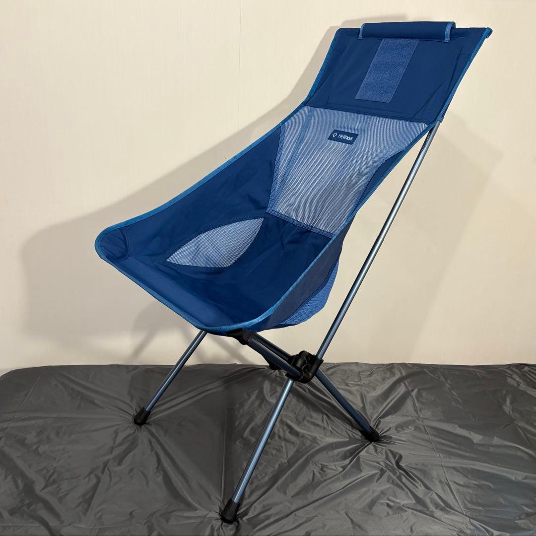 サンセットチェア＋ロッキングフットセット　ヘリノックス　ブルー