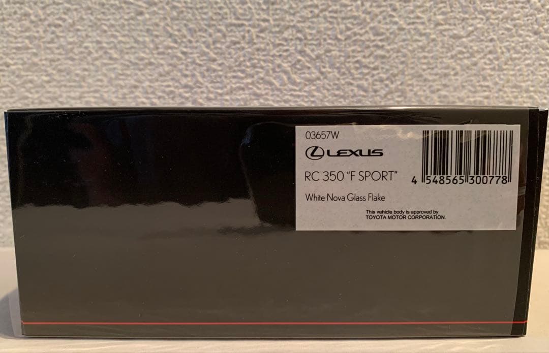 1/43 Lexus RC 350 F SPORT ホワイトノーヴァGF