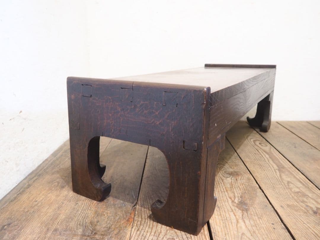 1199 アンティーク　文机　ローテーブル　座卓　ちゃぶ台 レトロ　展示台　花台