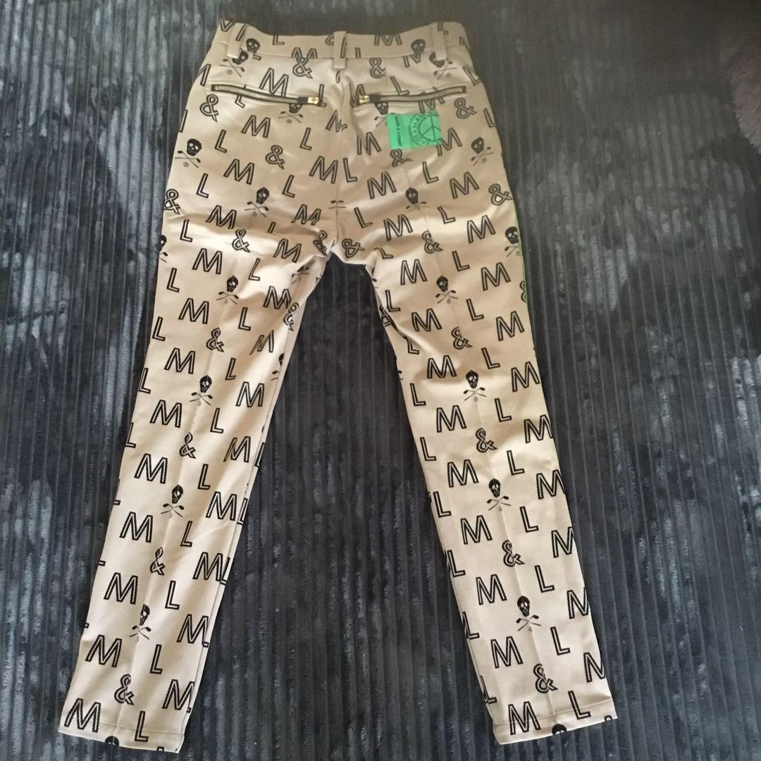 MARK & LONA スカルプリントパンツ 46