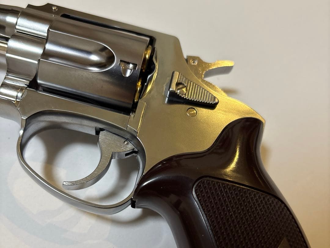 マルシン ポリスリボルバー 77ミリ銃身 シルバーABS