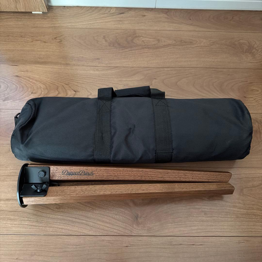 Dapper Punch ダッパーパンチ　木製三脚　H390 ウォールナット