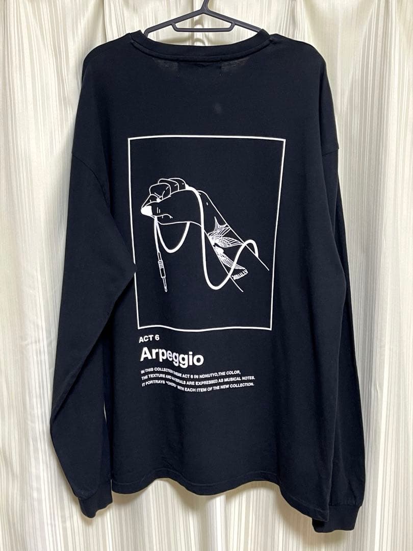 ミュージシャン NIL DUE / NIL UN LONG SLEEVE TATTOO TEE