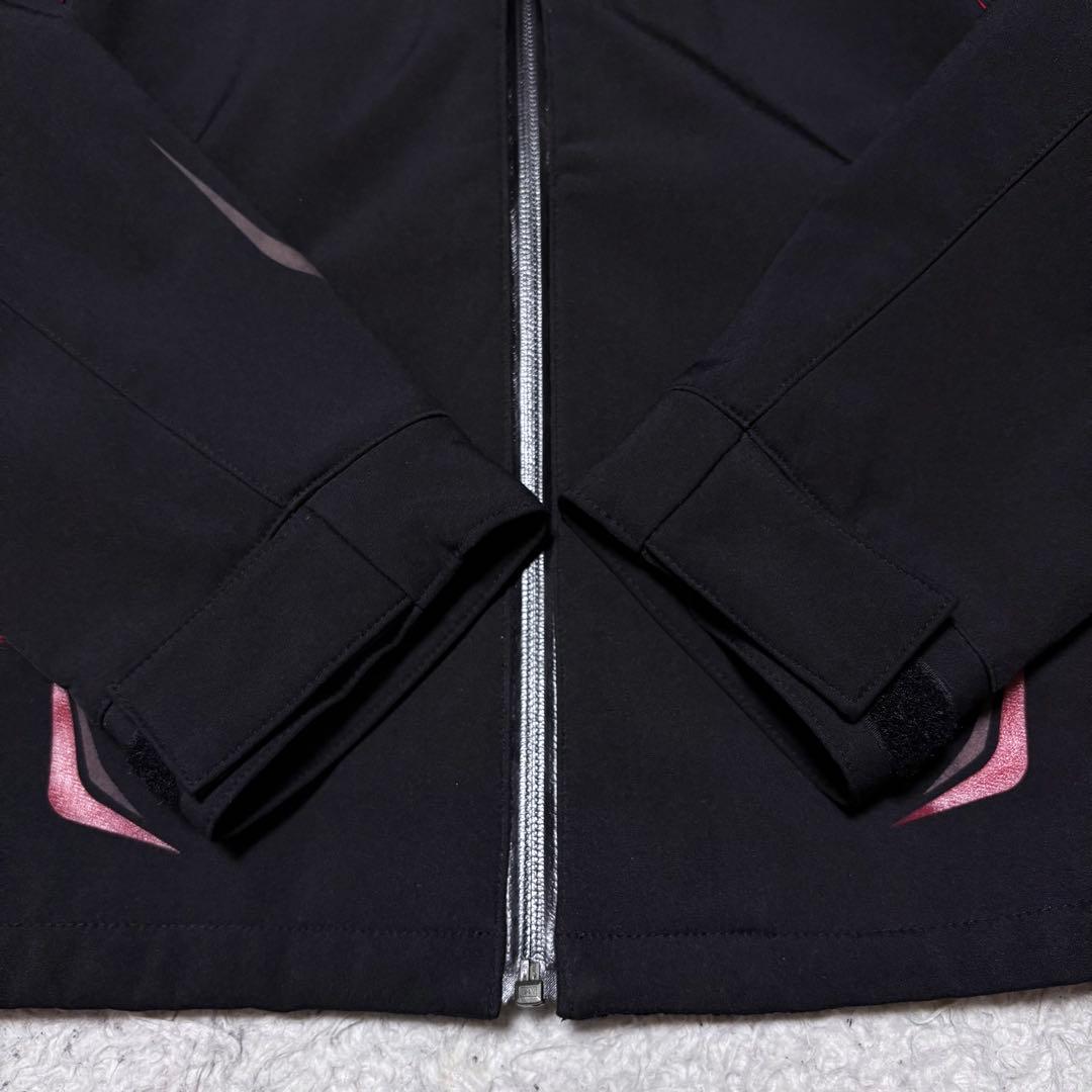 gamakatsu フィッシング用 ソフトシェルスーツ 上下 ブラック M