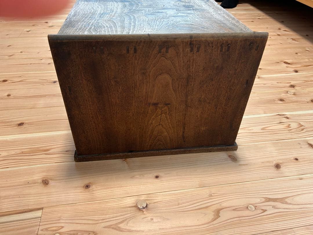 木製　文机　昭和レトロ　アンティーク　ビンテージ　古道具　引き出し付き