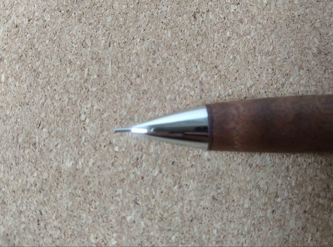 工房楔サペリ杢シャープペンシル0.5mm
