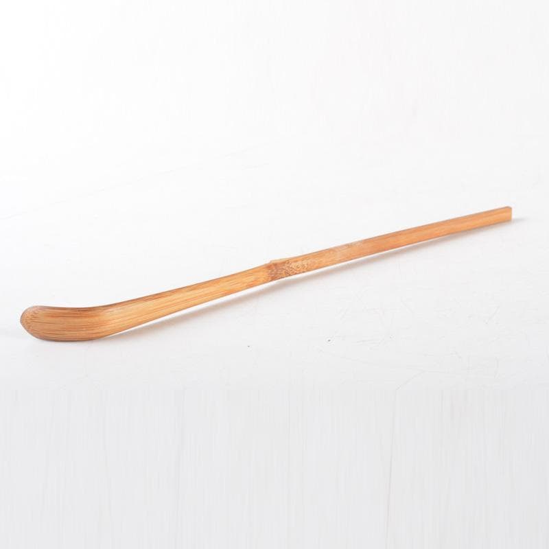 茶道具　淡完作　茶杓　紫野長谷川寛州書付　共筒・共箱　C　5180