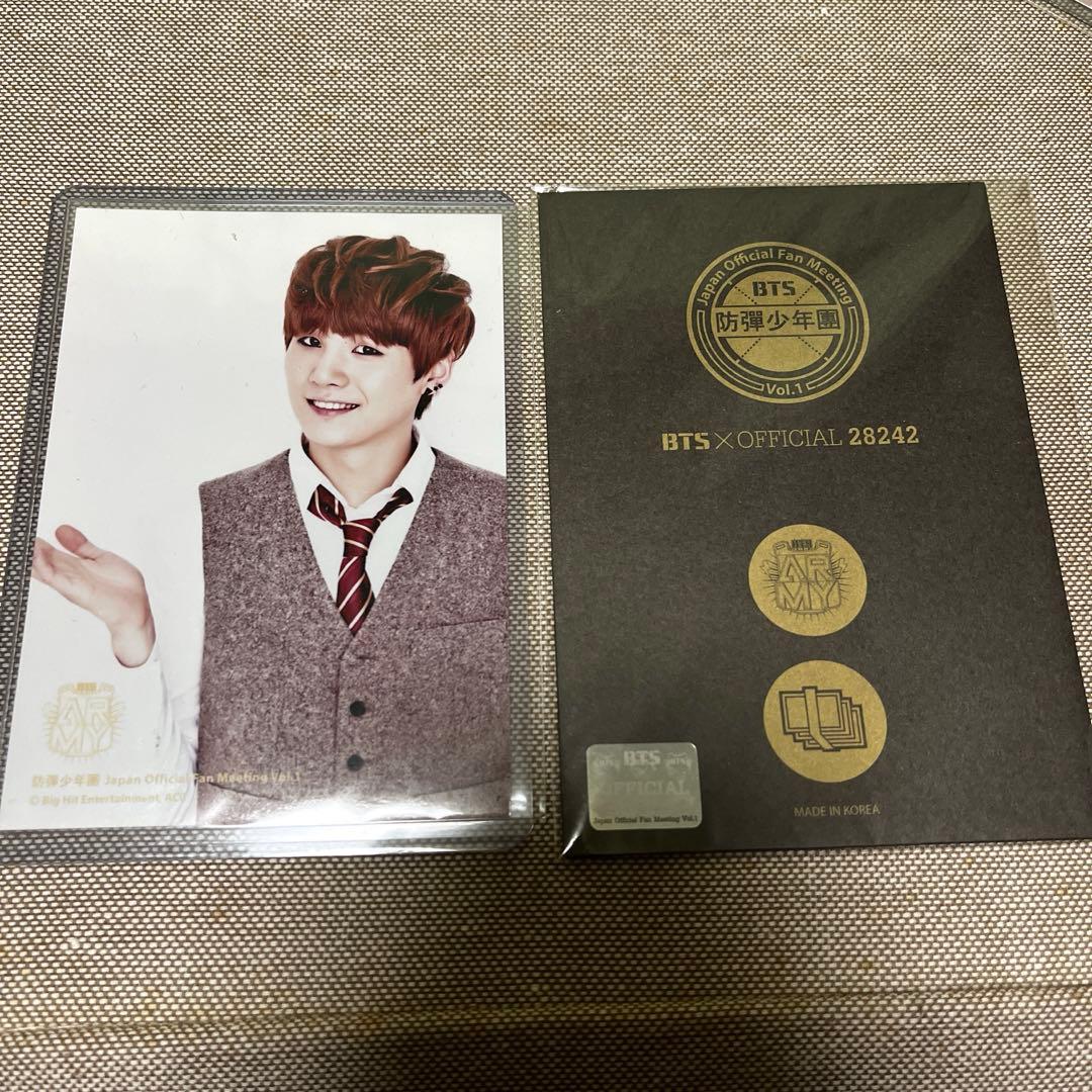 BTS 日本　ファンミーティング　Vol1 ファンミ　生写真　ユンギ　コンプ