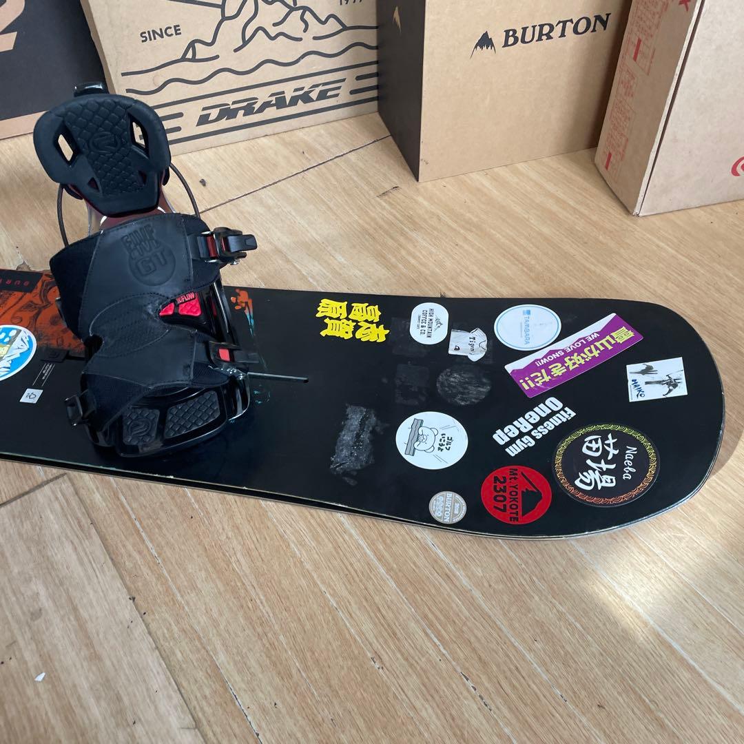 BURTON×FLOW　バートン　スノーボード　フロー　バインディング付