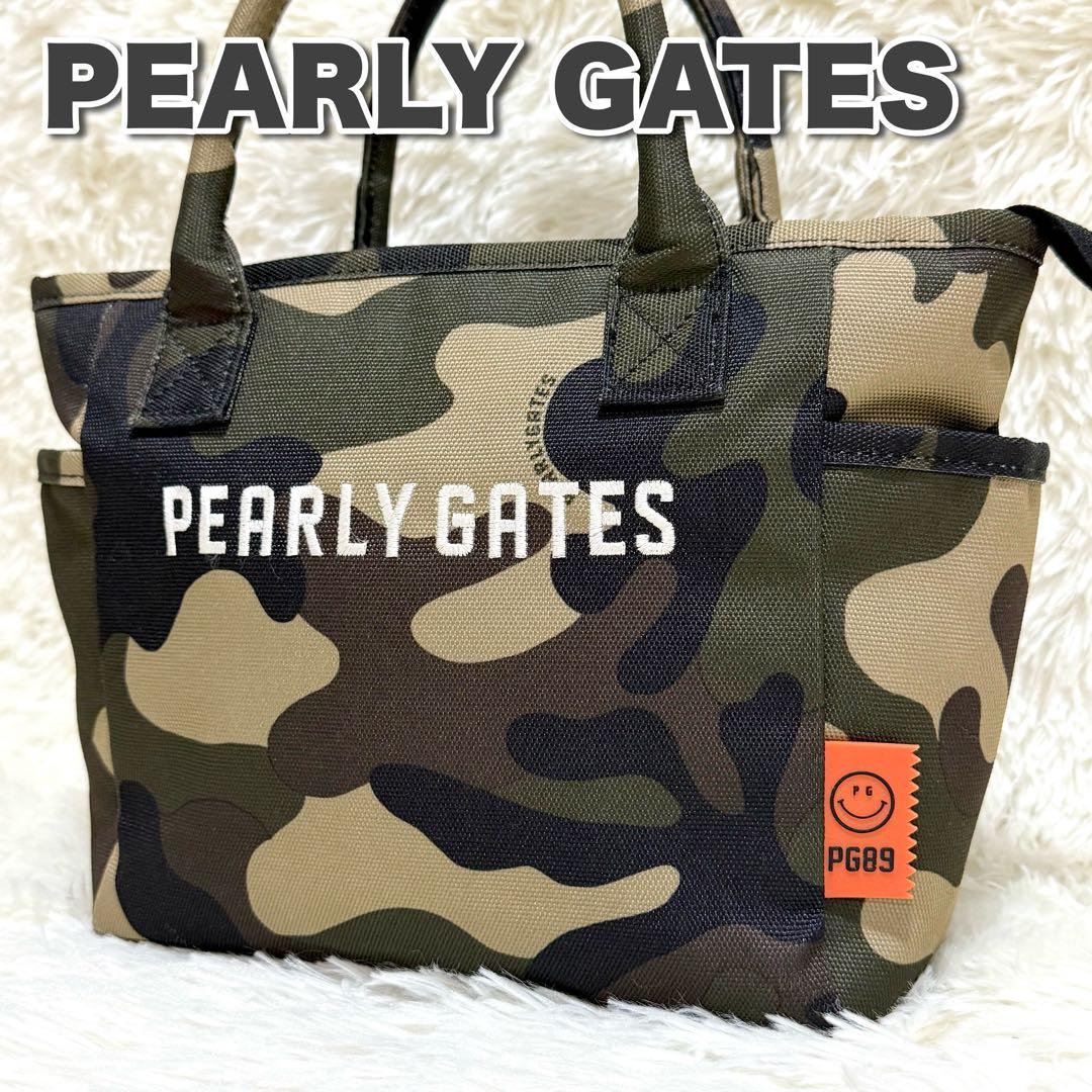 PEARLY GATES 迷彩 カモフラ カートバッグ トートバッグ ゴルフ用品