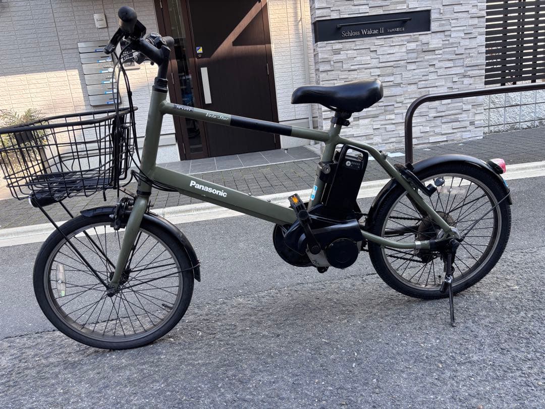 Panasonic Velo-Star 電動アシスト自転車 オリーブグリーン