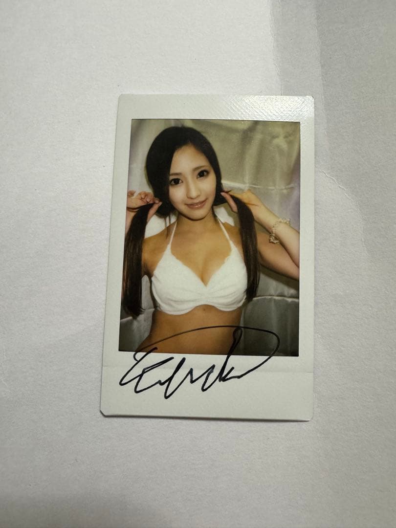 桃谷エリカ　直筆サイン入りチェキ グラビア アイドル 女優　セクシー女優