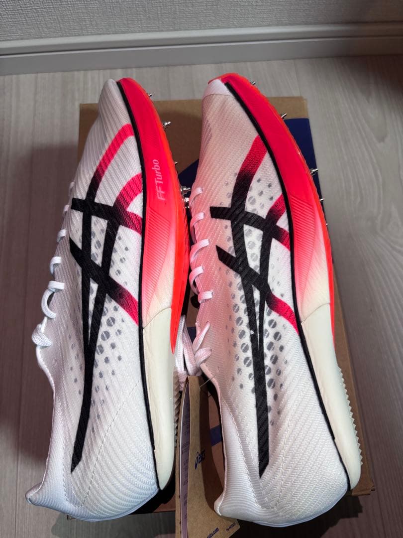 asics メタスピードSP 27.0cm ホワイト/ブラック/レッド