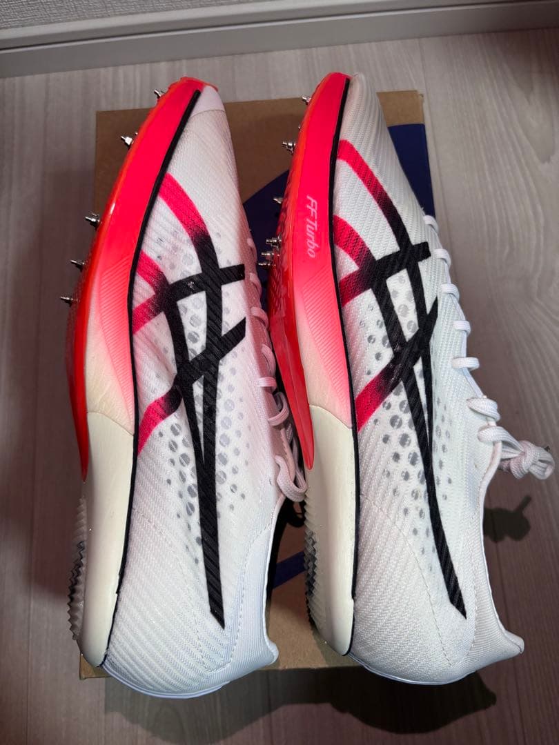 asics メタスピードSP 27.0cm ホワイト/ブラック/レッド