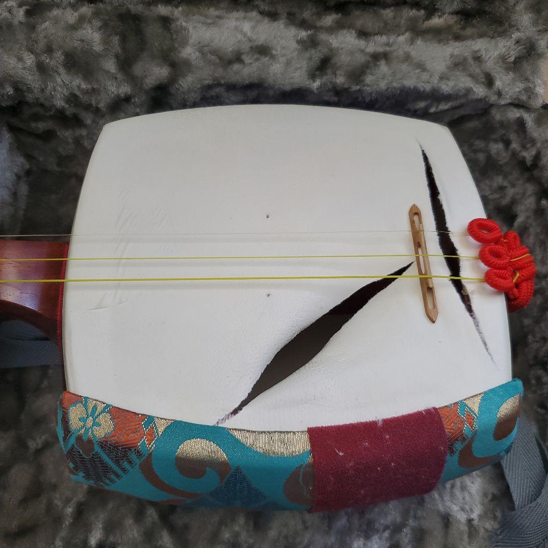 三味線 本体 中古 ケース付き 現状品