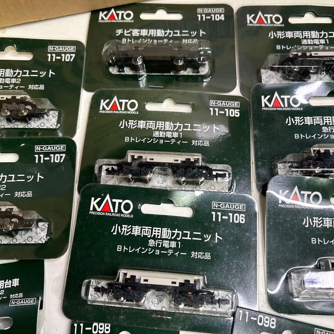 MM083【未開封】カトー Bトレインショーティー 動力ユニット×8 台車×11