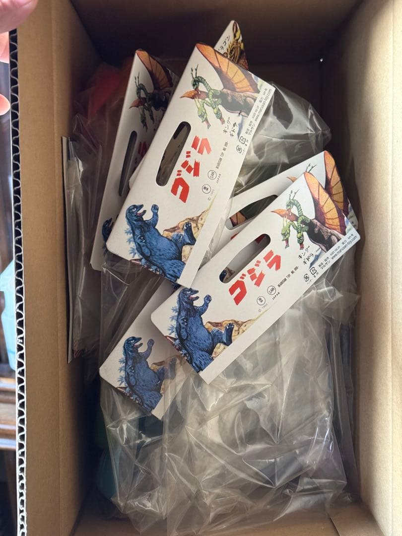 マルサンソフビレインボーシリーズ02 ✳️モスラ 7体セット