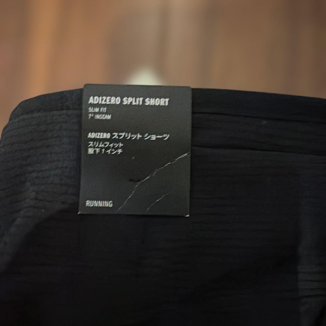 adidas ADIZERO SPLIT SHORT ブラック