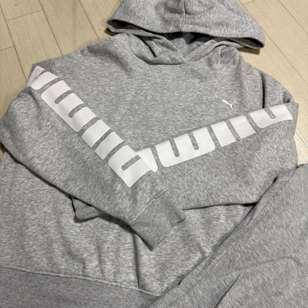 完売品　PUMA グレー ジャージ上下セット　パーカー　レギンス