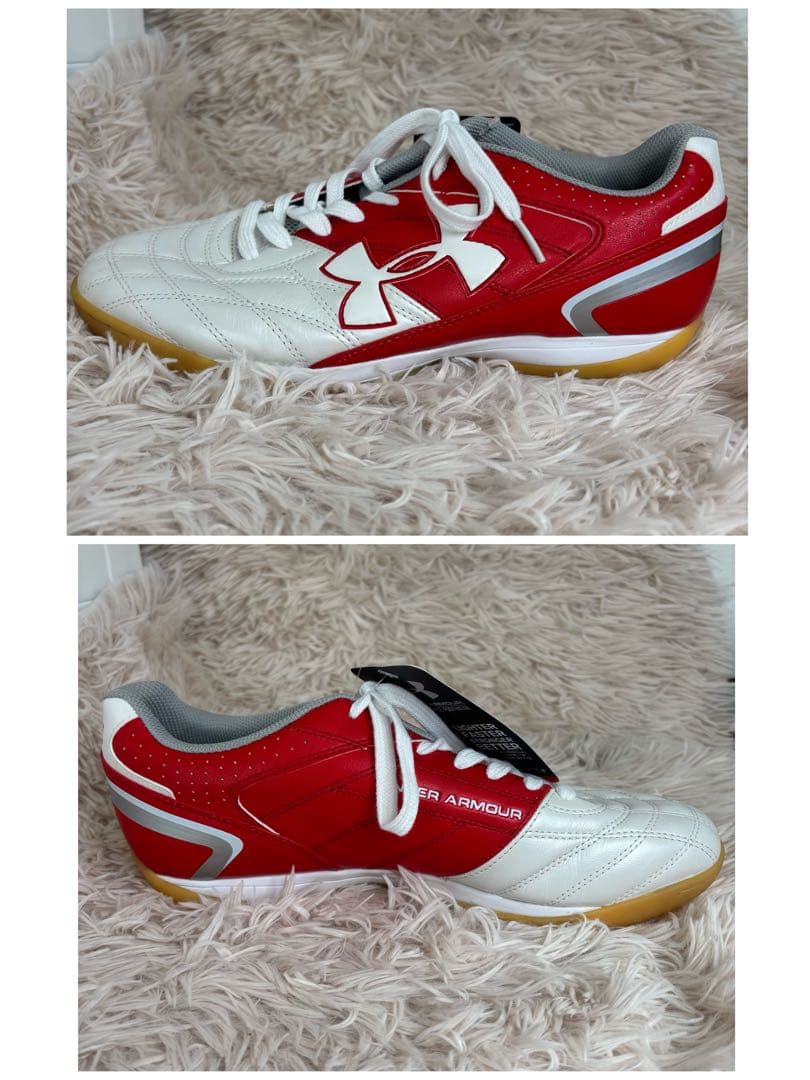 未使用 タグ付 極美品UNDER ARMOUR 27.5 フットサルシューズ屋内