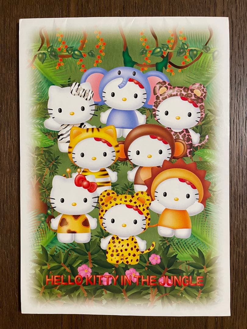 レア♡サンリオ♡キティ ジャングル アニマル レターパッド 2000年