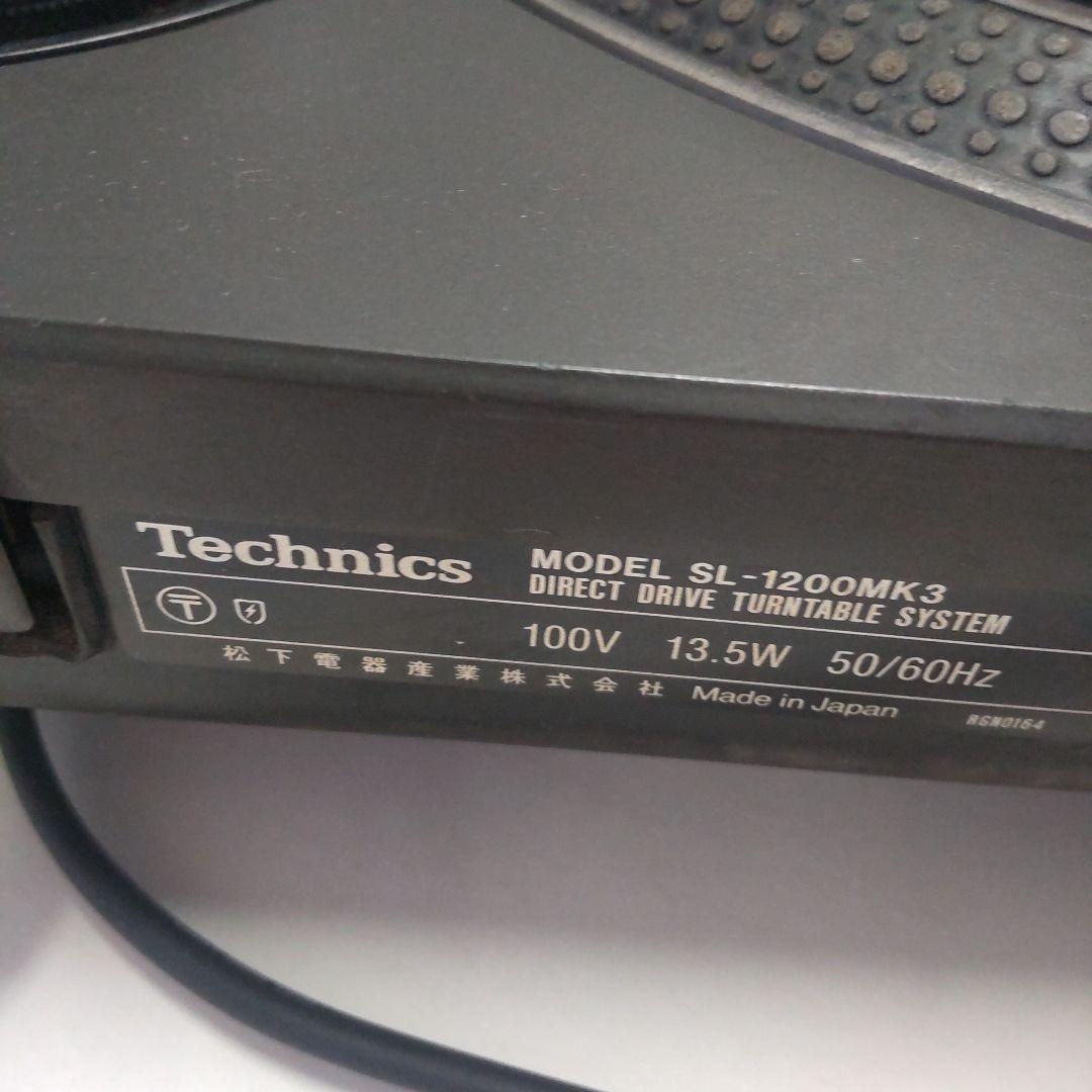 【中古】Technics テクニクス SL-1200 MK3 ターンテーブル ②