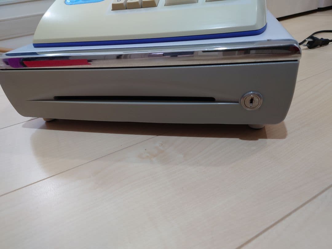 カシオ　レジスター　CASIO TE-M80 廃盤　希少ブルー