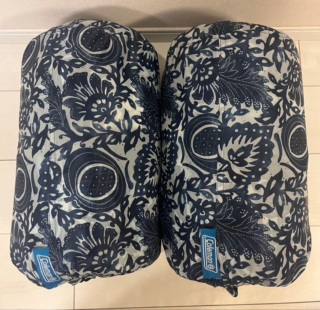 インディゴレーベル　寝袋　コールマン　シェラフ　２個セット