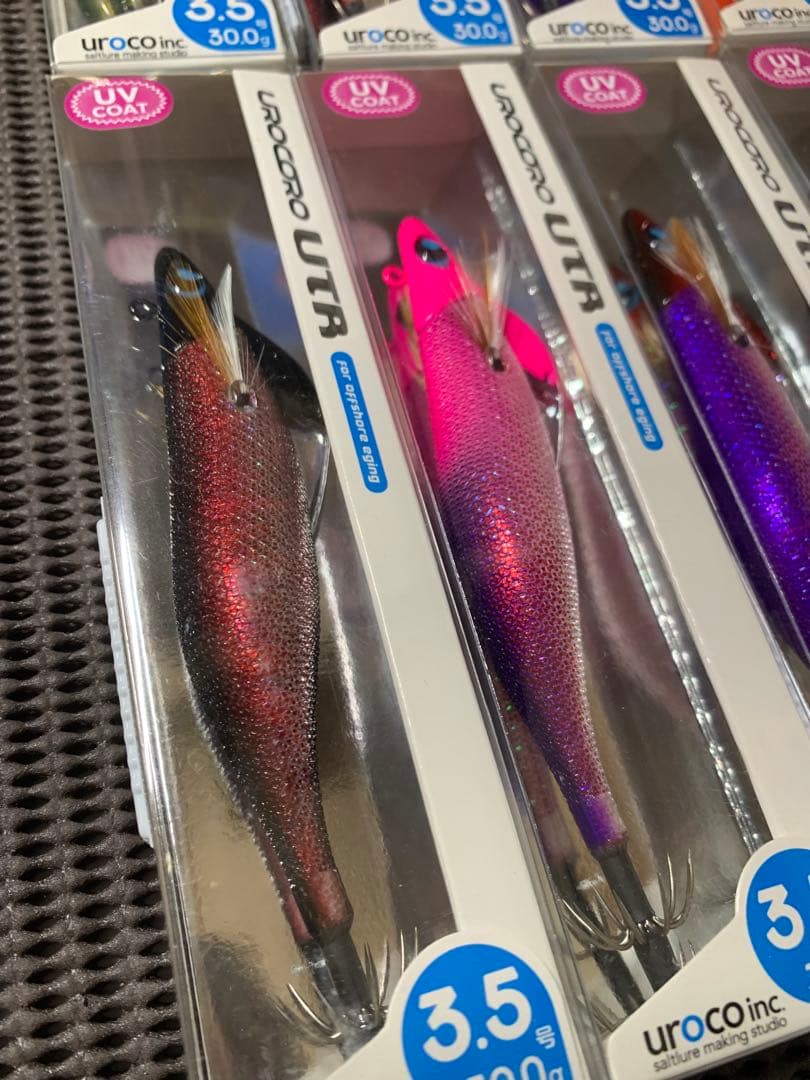 ウロコロUTR！3.5号9本！６カラー！ティップランに！ダートマックスtrにも！